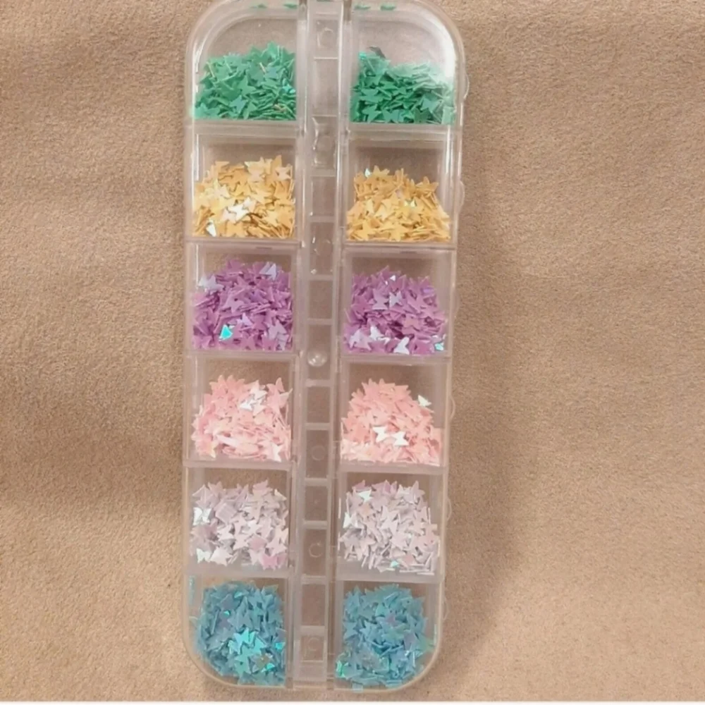 Nail art decoration crafts butterflies sequins